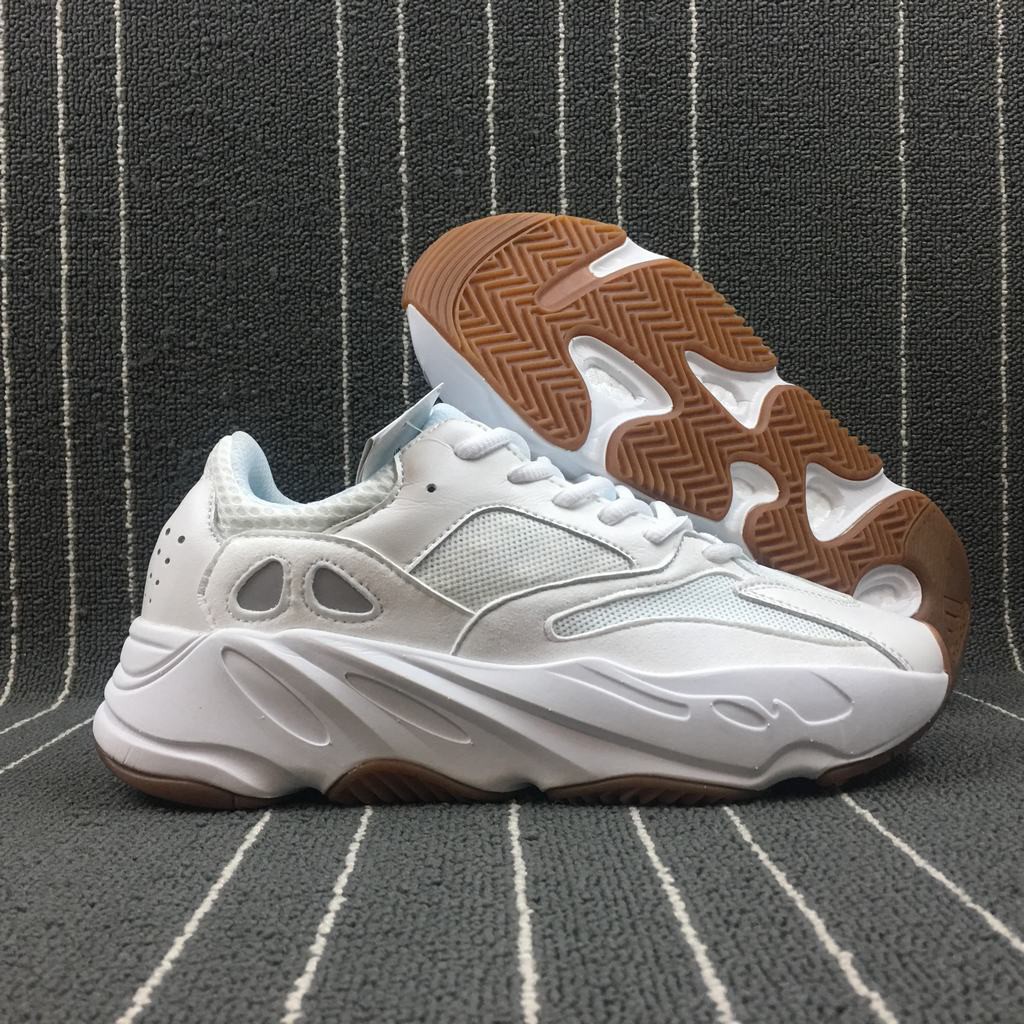 white gum yeezy 700