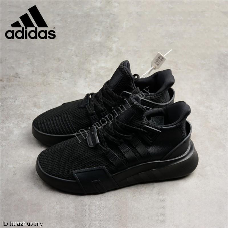 Original Classic Adidas EQT BASK ADV All Black Mesh men women Sport hiking  shoes | Shopee Malaysia