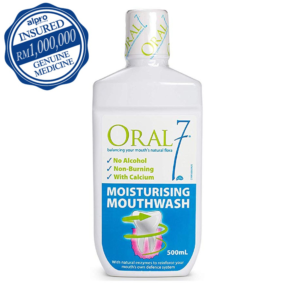 Oral7 Moisturizing Mouthwash (500ml) Shopee Malaysia