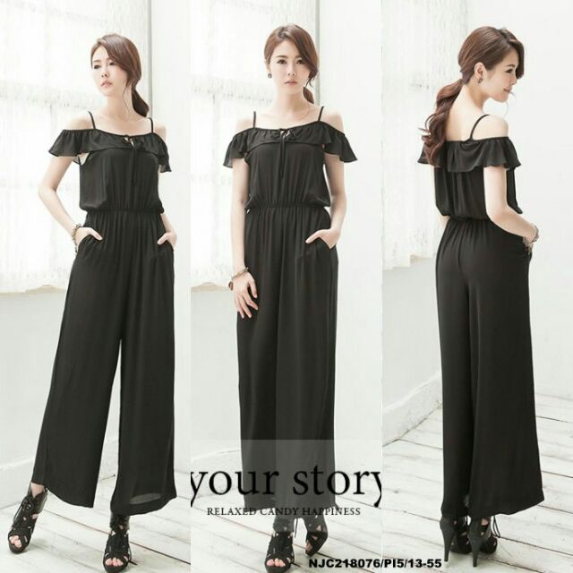 Korea NJ Fashion Trendy Jumpsuit