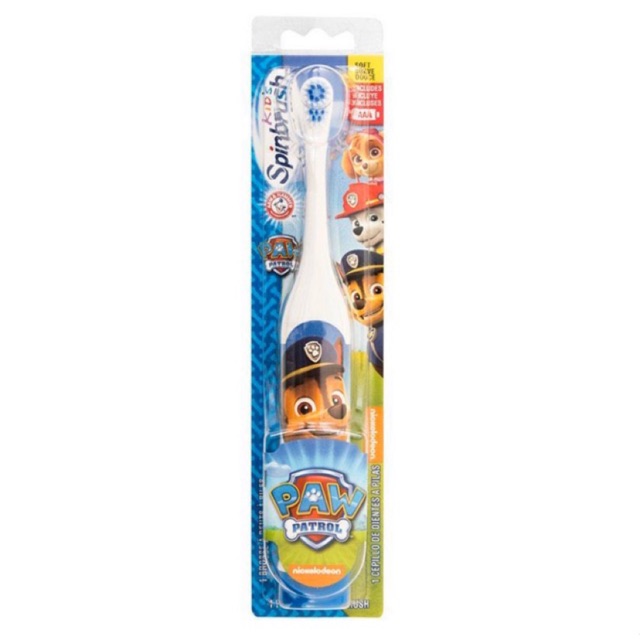 Spinbrush Paw Patrol Kids Power Toothbrush ( Chase ) | Shopee Malaysia