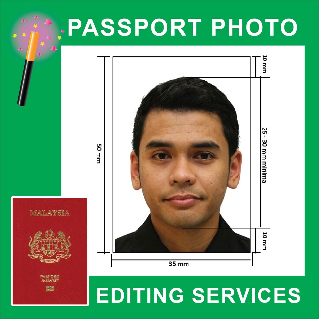 Passport Photo Editing Service (Softcopy) upload to MyPassport Online