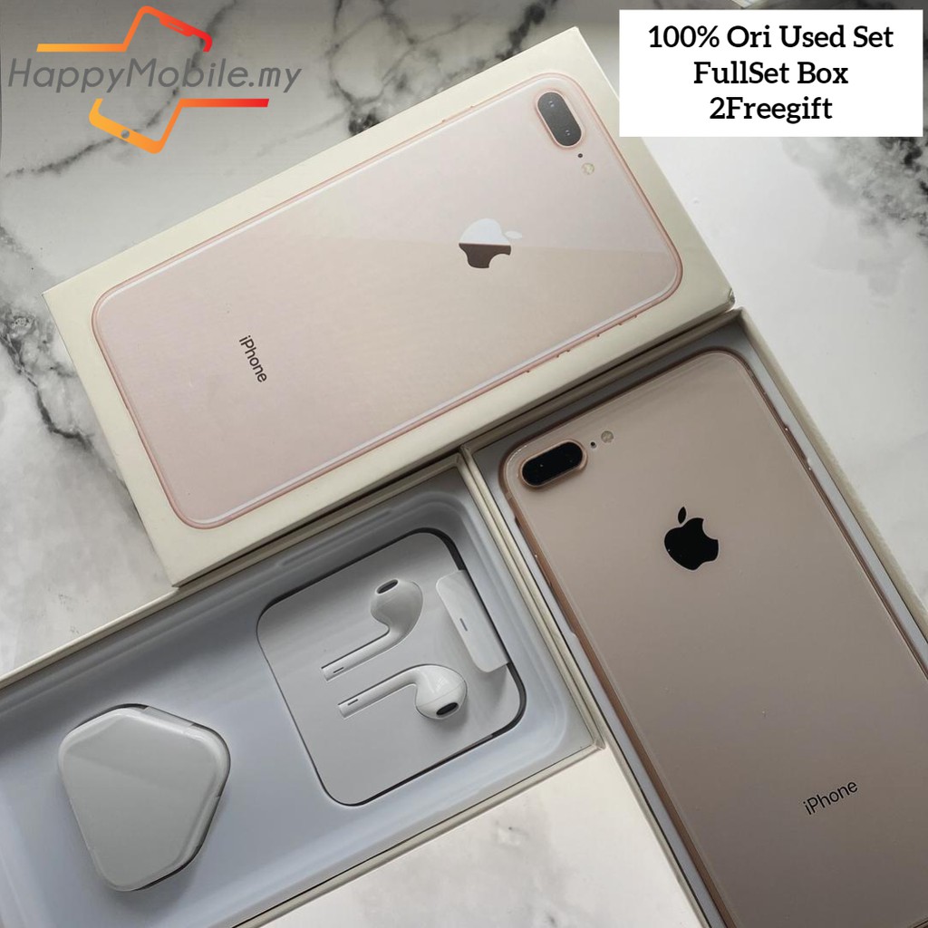 Apple Iphone 8 Plus 100 Original Used Set 64 256gb Shopee Malaysia