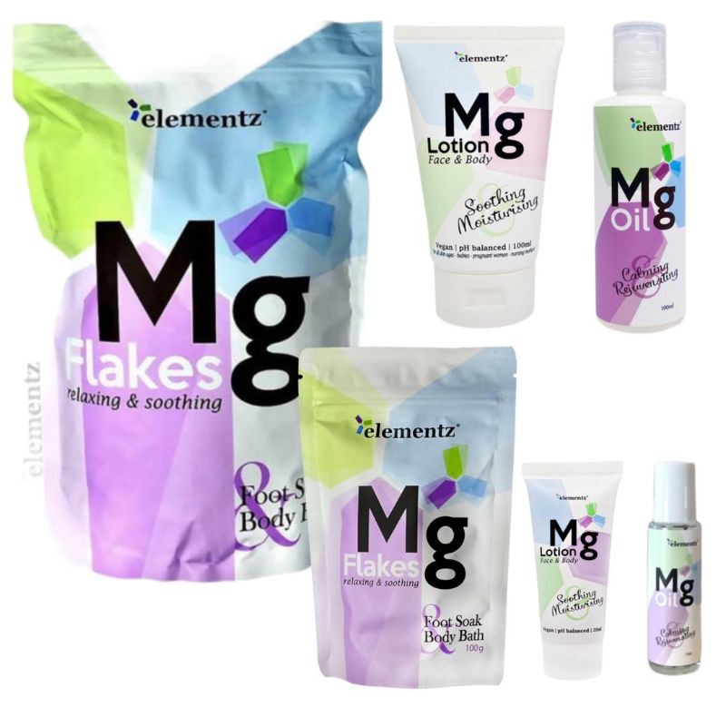 Elementz magnesium flakes / lotion / oil [ready stock] Shopee Malaysia