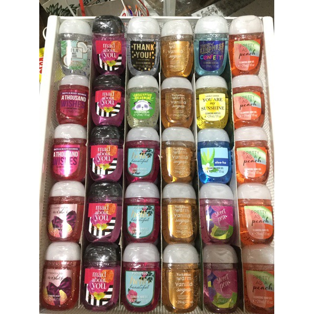 mini bath and body works hand sanitizer