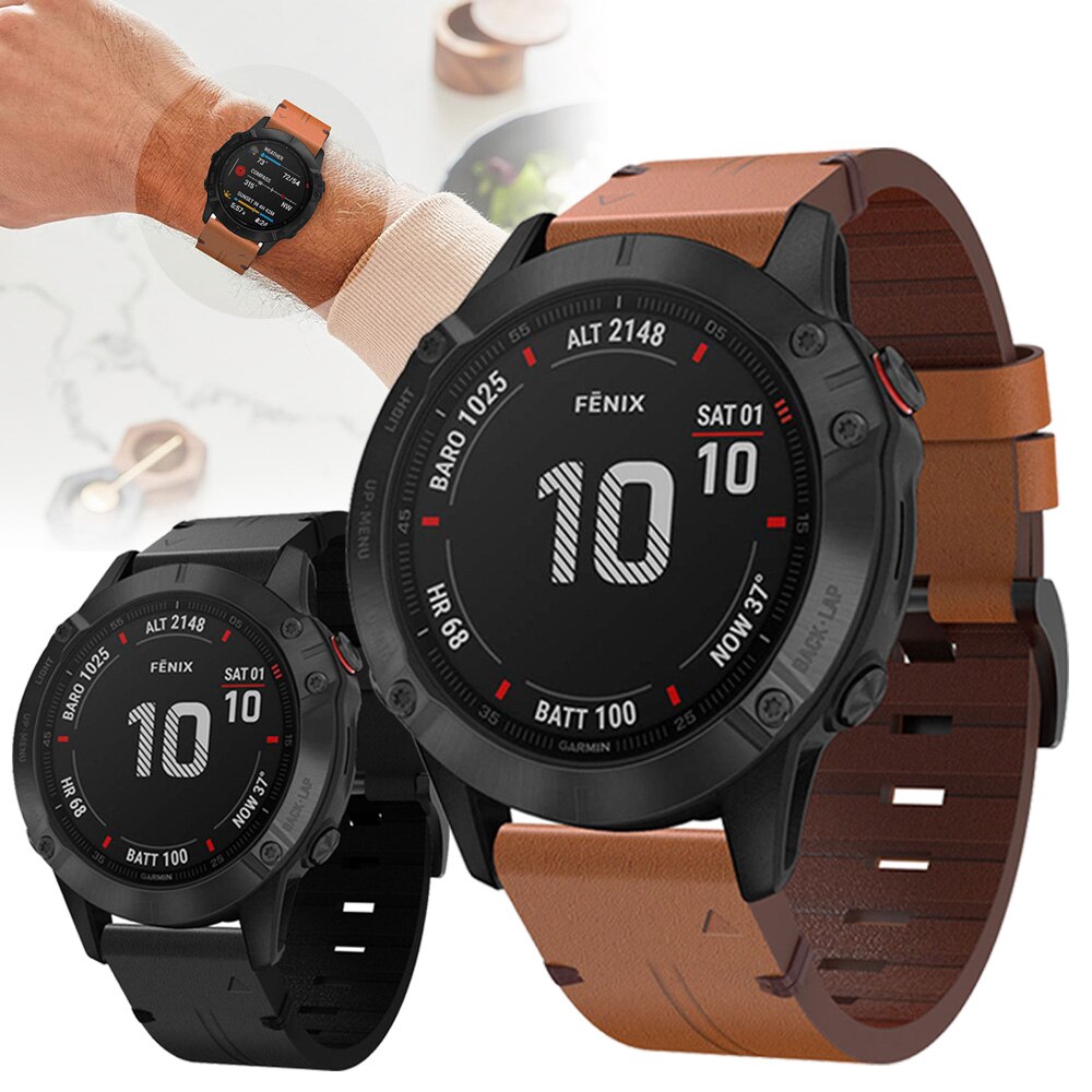 garmin fenix 3 leather band