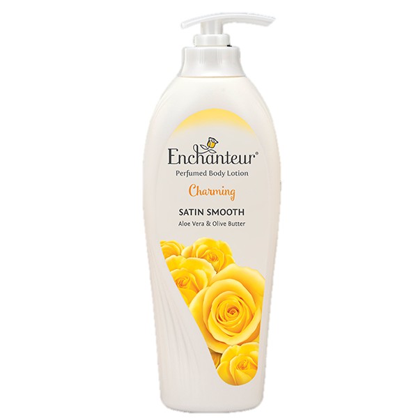 ENCHANTEUR Charming Satin Smooth Perfumed Body Lotion 600ml Shopee