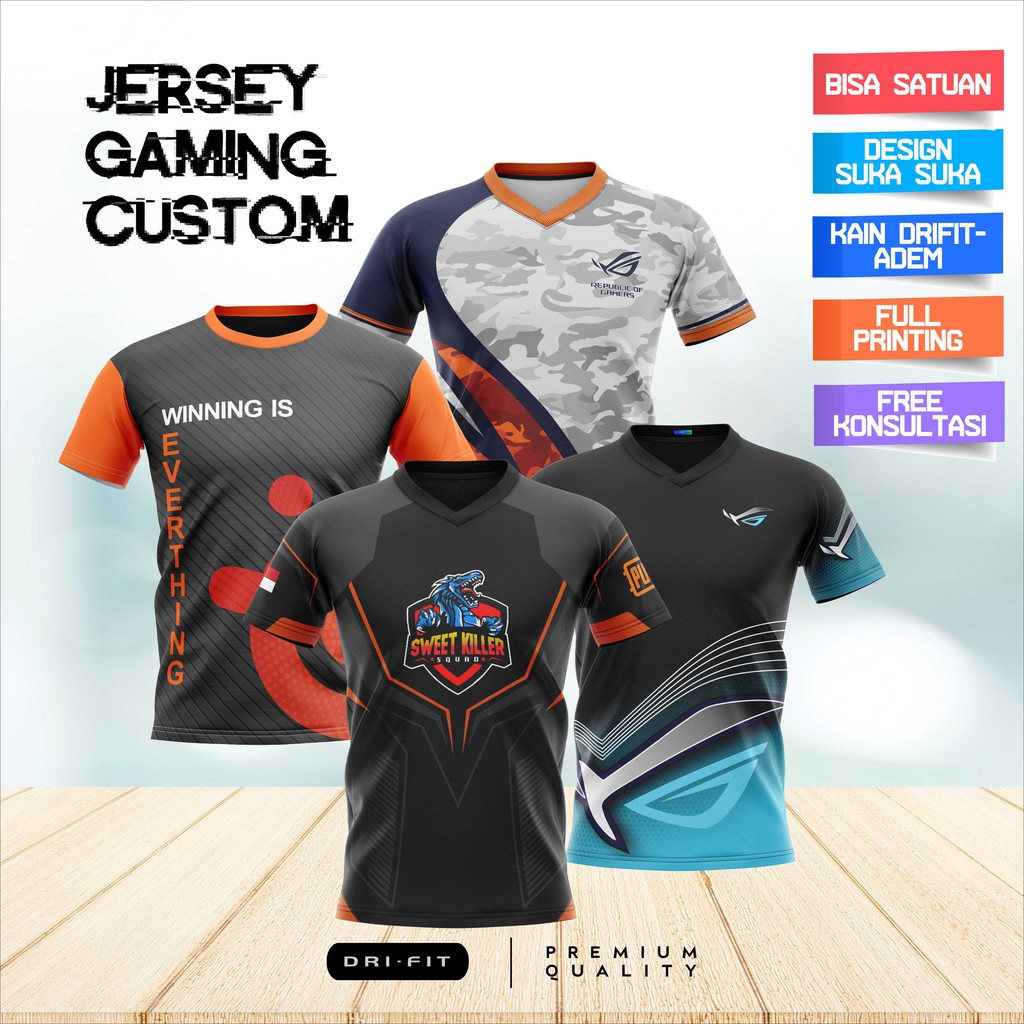 Custom Esports Gaming Jersey (can Carry Design And Own Logo) JERSEY