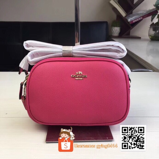 coach pink sling bag