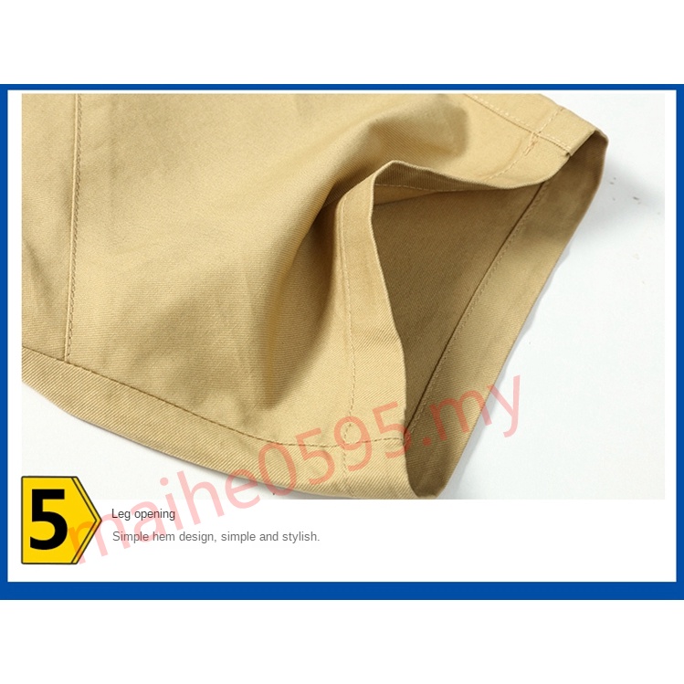 Must Durable Cotton Men Shorts Casual Short Pants Seluar Pendek Lelaki Men's Leisure Elastic Sports Teenagers Tops Sales - Image 3