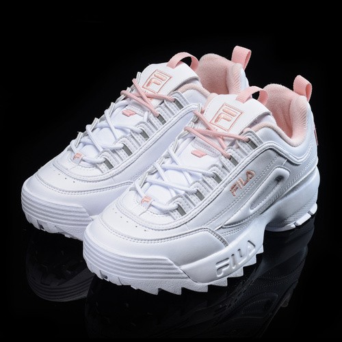 fila sneakers white and pink