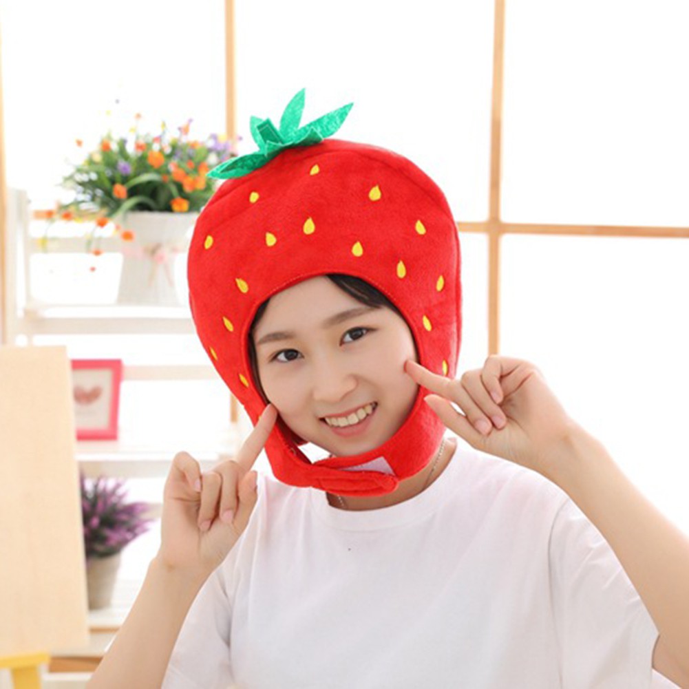 strawberry hat