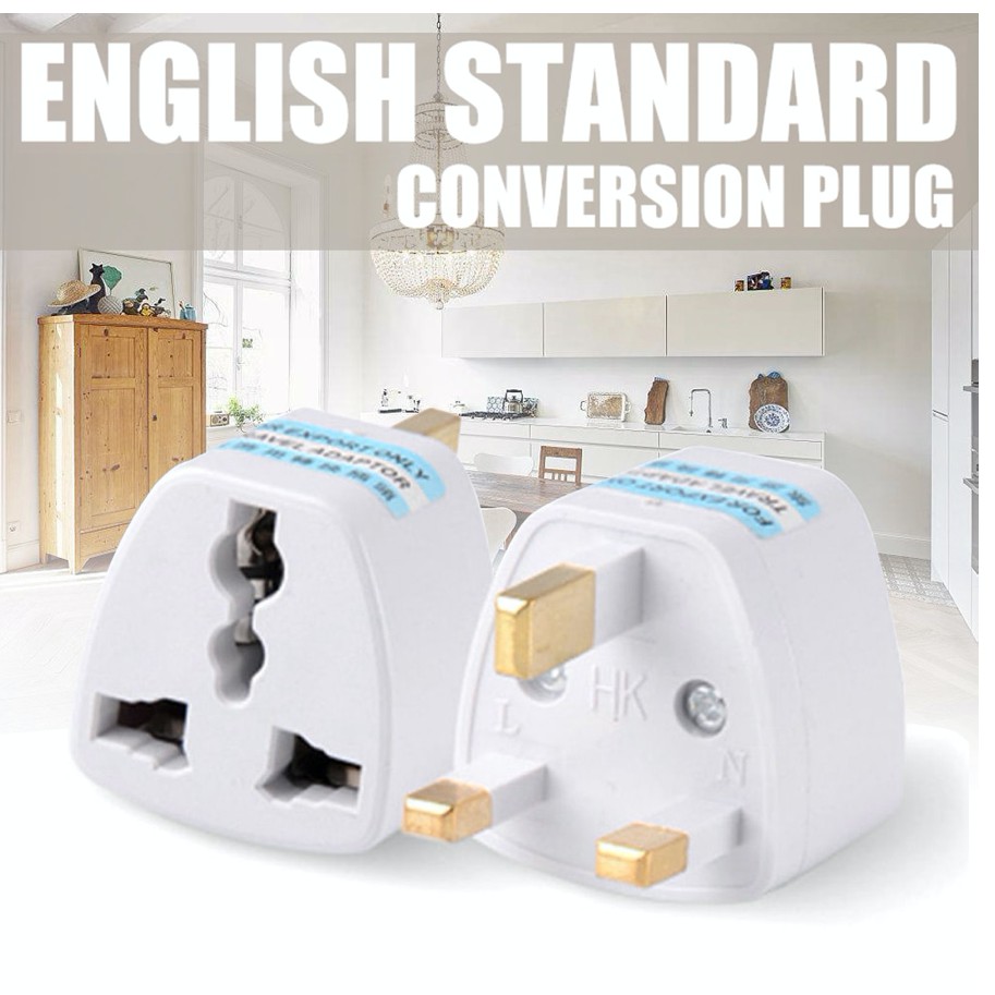 SEMENYIH 3 Pin Conversion Plug Universal Adapter British Socket Adapter
