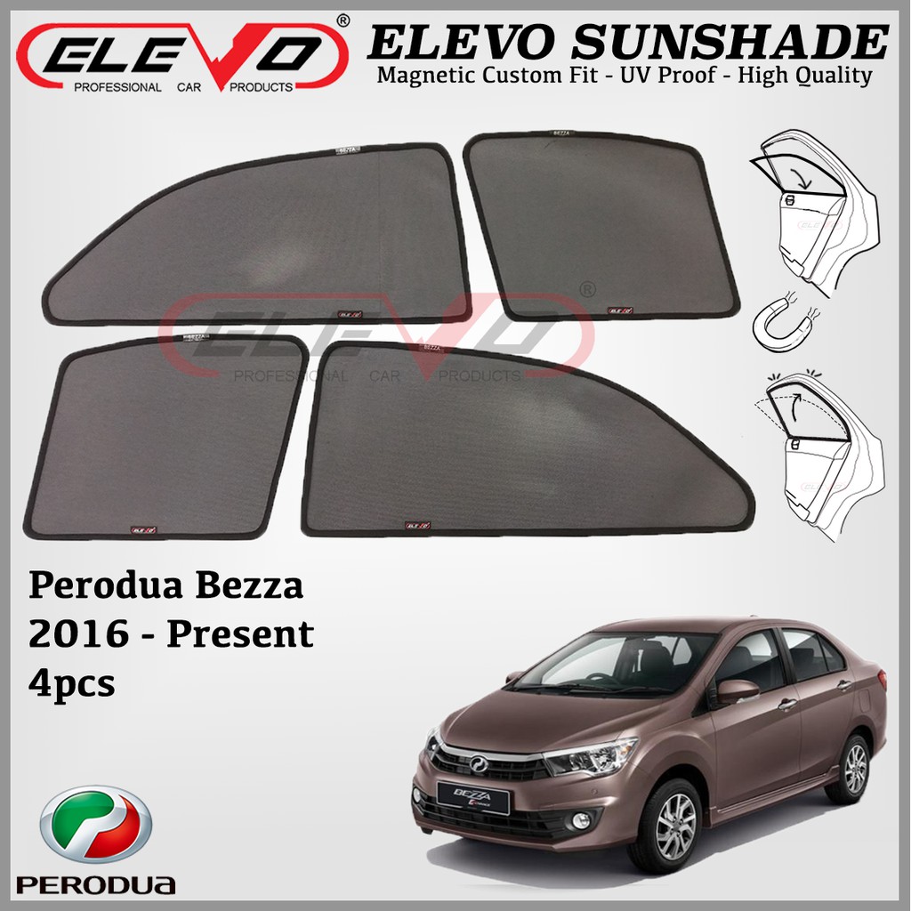 Perodua Bezza 2016 Present ELEVO Magnetic Custom Fit 