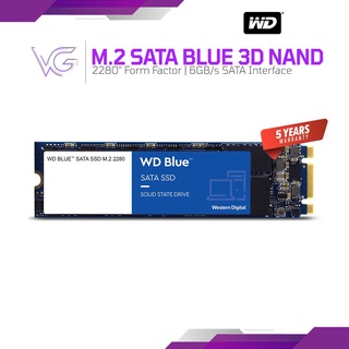 WD Western Digital Blue M.2 2280 SATA Solid State Drive SSD (250GB/500GB/1TB)(WDS250G2B0B), (WDS500G2B0B), (WDS100T2B0B)