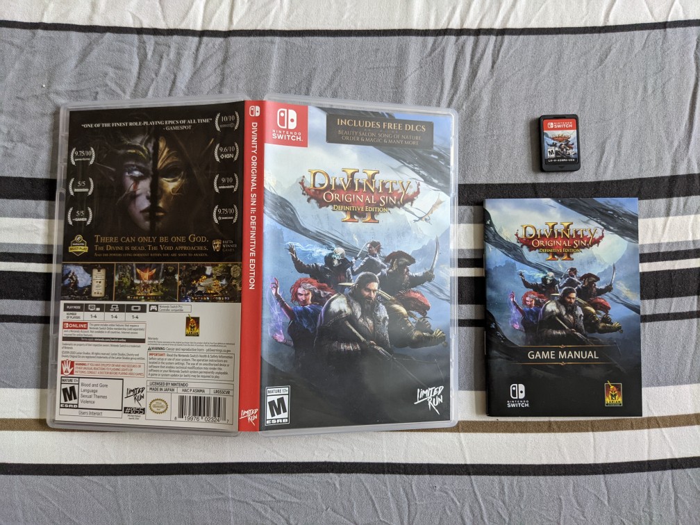 divinity original sin 2 switch cartridge