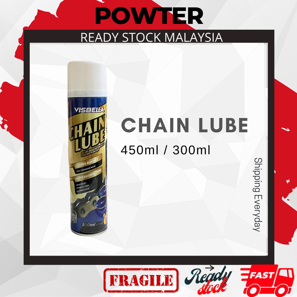 VISBELLA CHAIN LUBE 24 Hour ship Shopee Malaysia