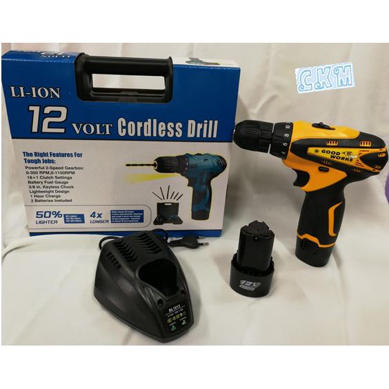 LIION 12 VOLT CORDLESS DRILL Shopee Malaysia