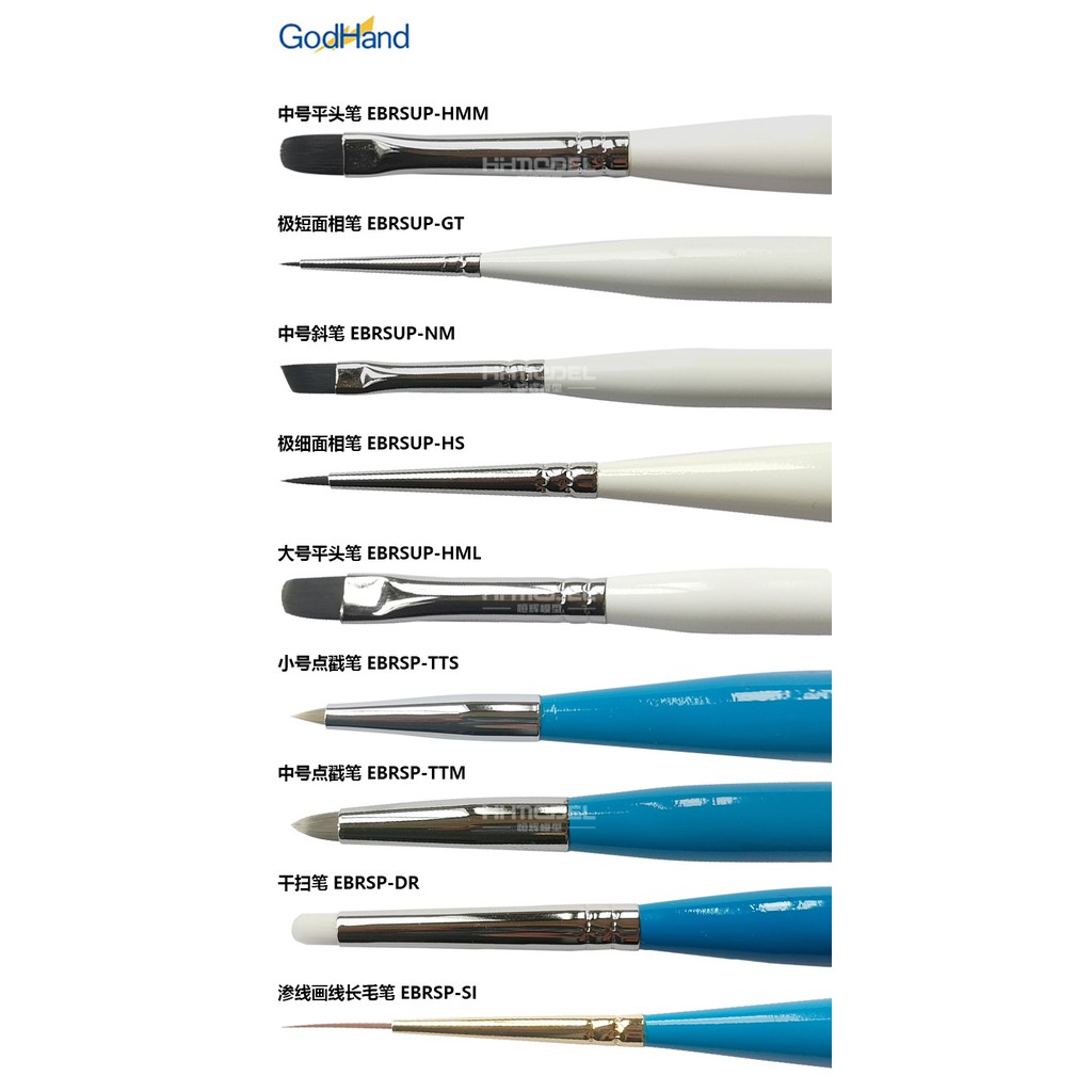 Godhand Brushwork Pro Paint Brush Ebrsp Shopee Malaysia