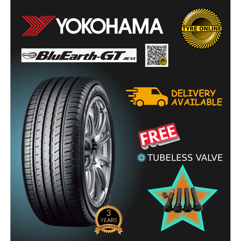 Yokohama Bluearth Gt Ae51 225 45r17 New Tyre Tire Tayar Baru Rim 17 308 C Class 3 Series Online Delivery Pos Post Ship Shopee Malaysia