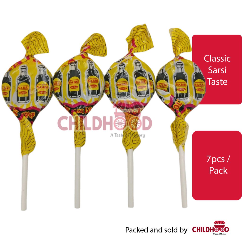 ️Childhood Snack ️ Sarsi Lolipop Candy (6pcs/ pack) | Shopee Malaysia