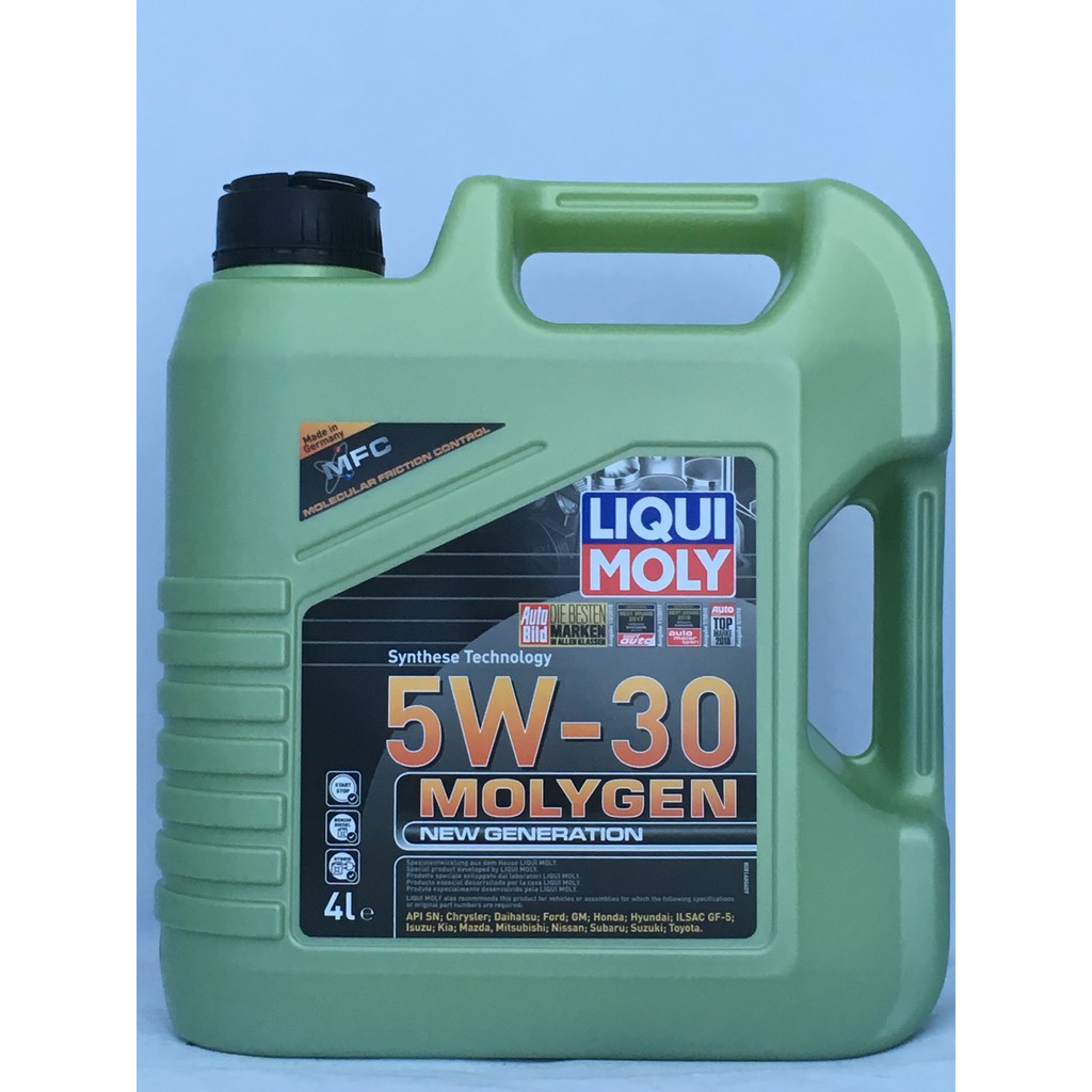 LIQUI MOLY FULLY SYNTHETIC 5W30 MOLYGEN NEW GENERATION 4L | Shopee Malaysia