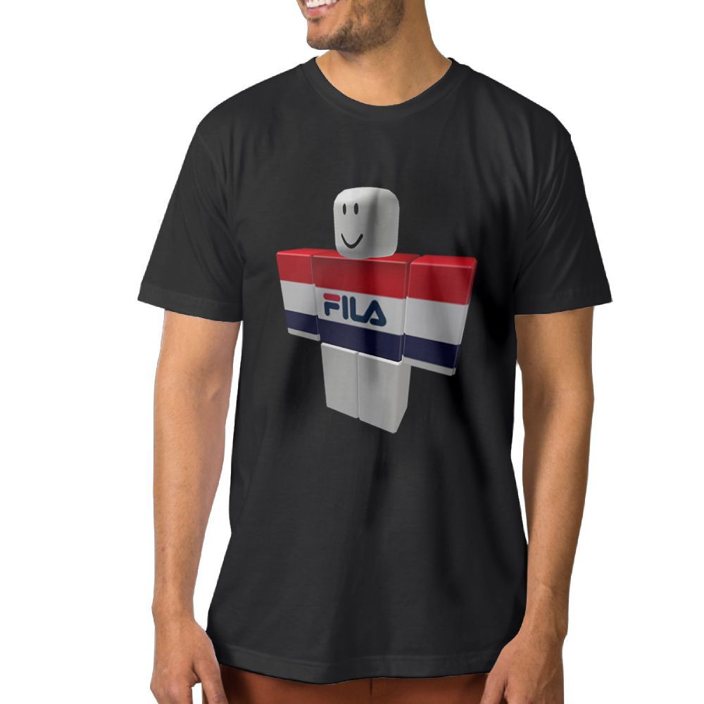 Custom Mens Fila Hoodie Roblox T Shirt Summer 100 Cottontee Shopee Malaysia - bmth collared shirt with cut out sleeves roblox