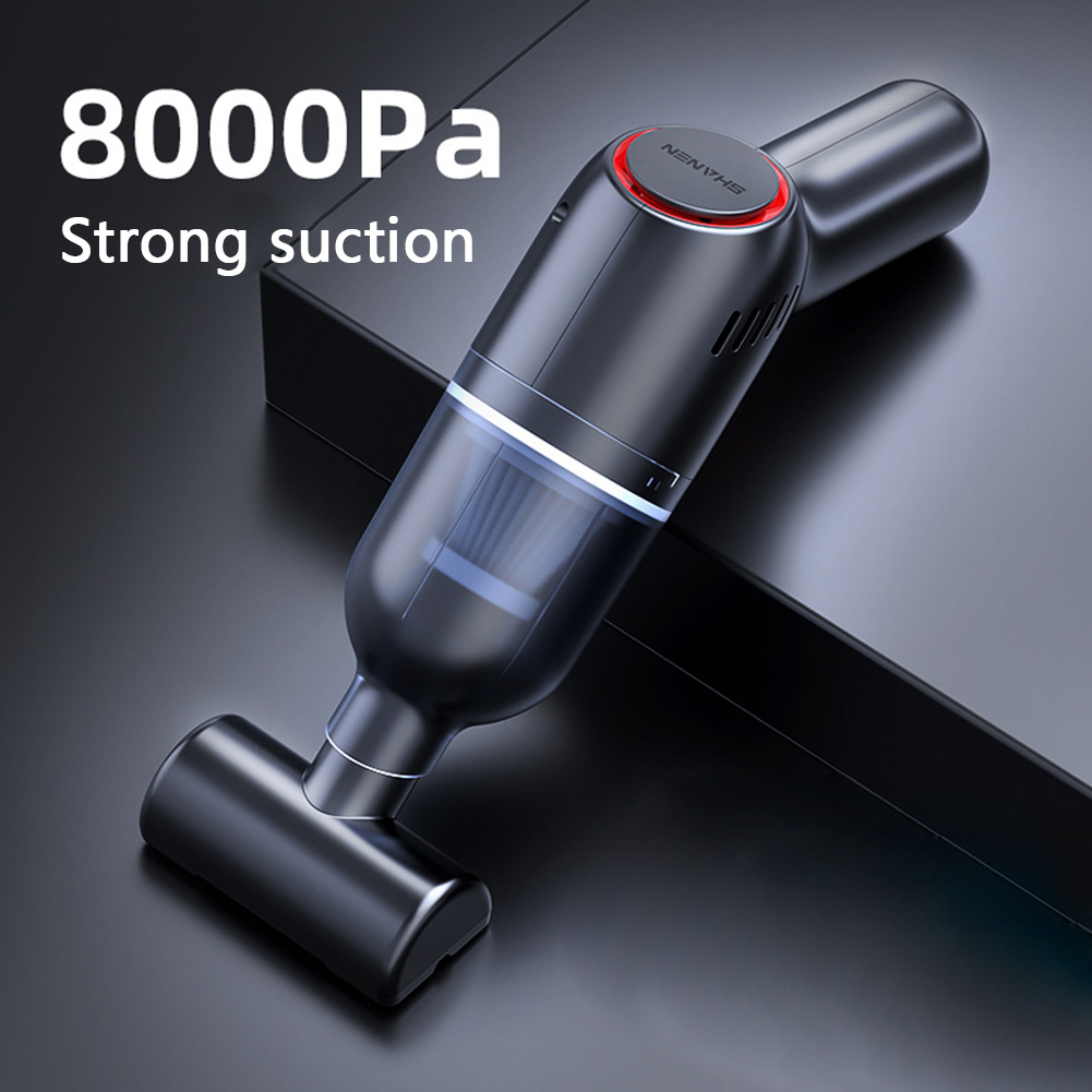 Super 8000PA Car Vacuum Cordless Handheld Vacuum Cleaner Upgrade Rechargeable Wet/Dry Mini