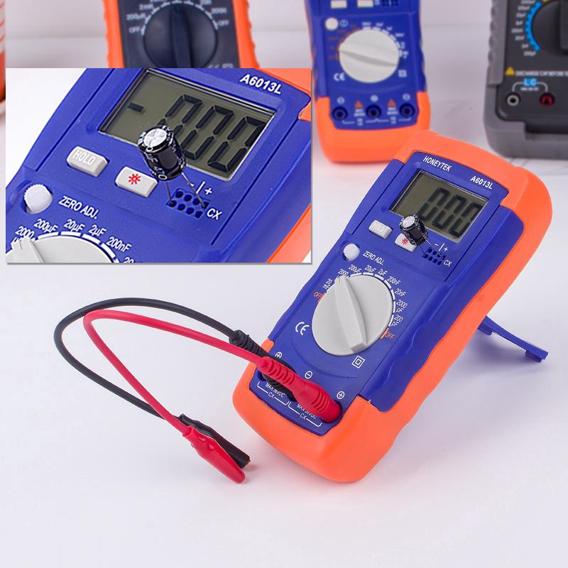 A6013L Capacitance Capacitor Tester MF UF Circuit Gauge Capacitance Meter Tester Multimeter