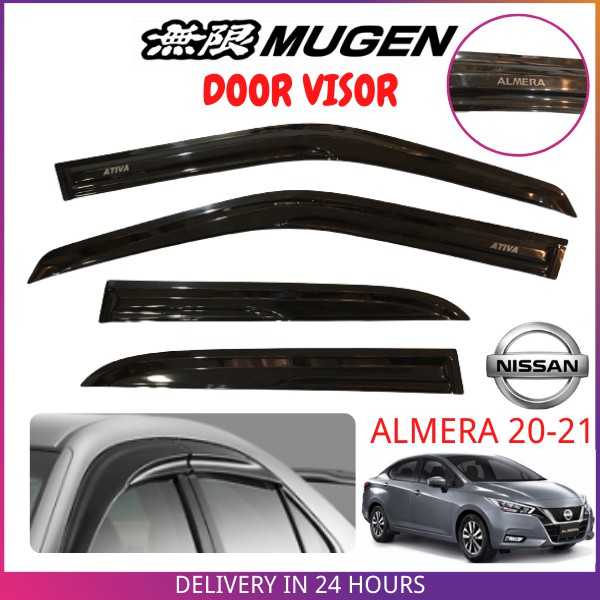 NISSAN ALMERA 2020 2021 High Quality Mugen Door Visor Air Press Window