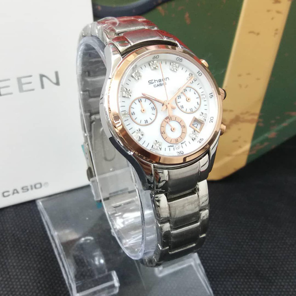 casio sheen swarovski ladies watch price