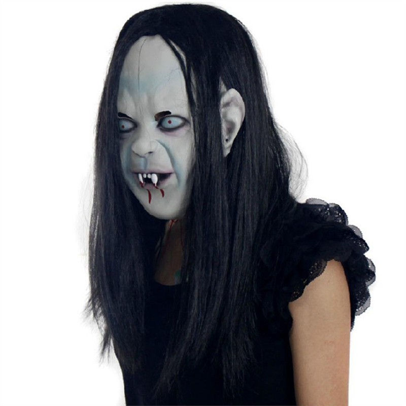 Halloween Horrific Mask Creepy Terrifying Toothy Zombie Ghost Mask