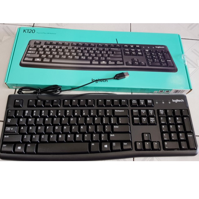 Logitech K120 Keyboard Usb Cable Logitech K120 Keyboard Usb Plug And Play Usb Keyboard Shopee Malaysia