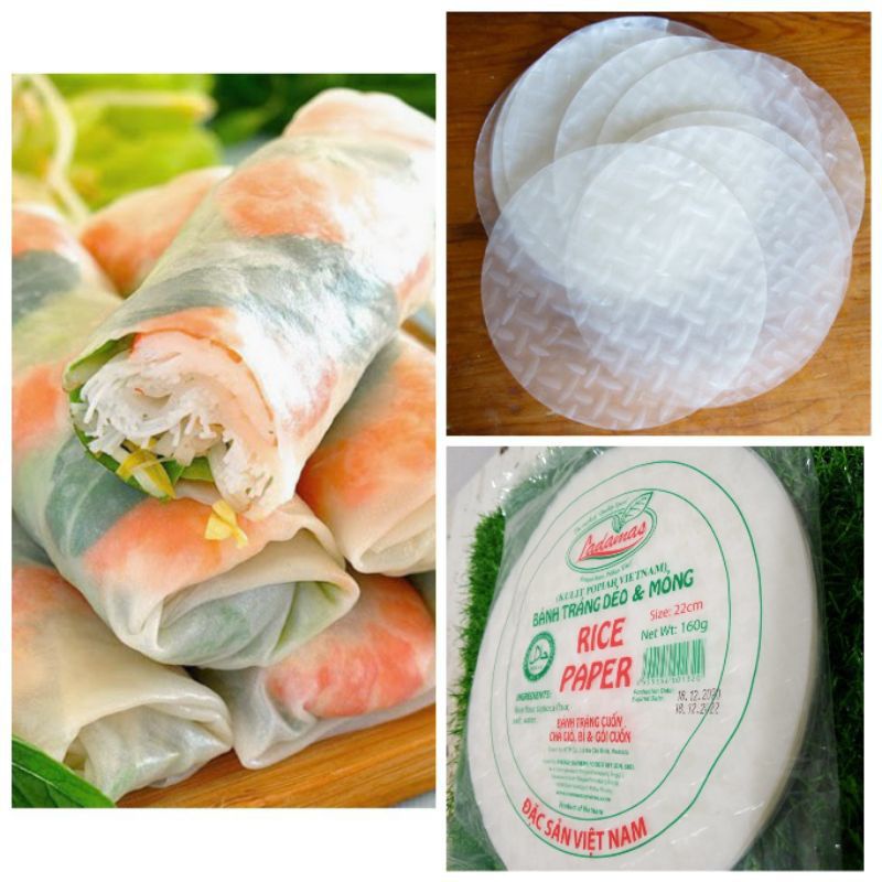 RICE PAPER VIETNAM SPRING ROLL 160gm