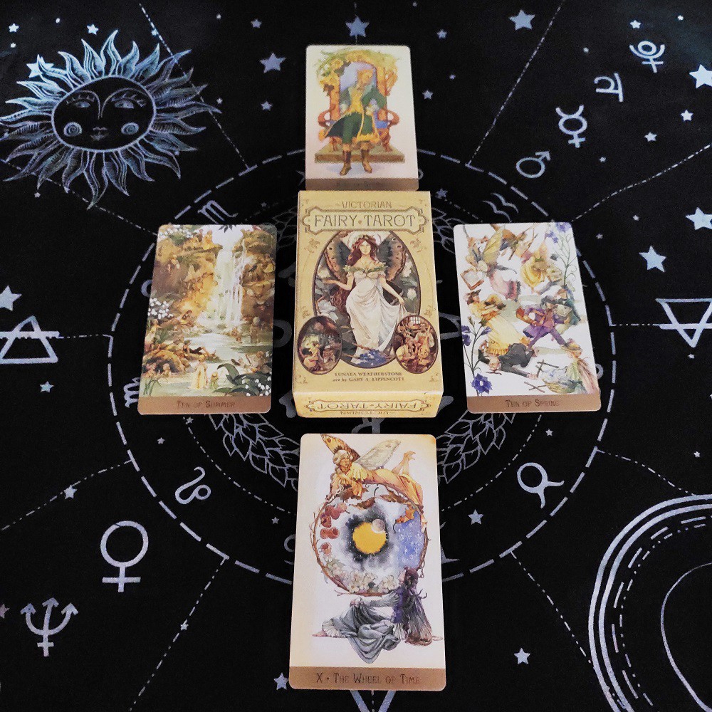 Fortune Telling Toys The Oracle of The Fairies Tarot Card Divination Fate  Entertainment Table Board Deck Games Holiday Family Party Gift Playing Cards  Toys & Games christkindlmarket.com