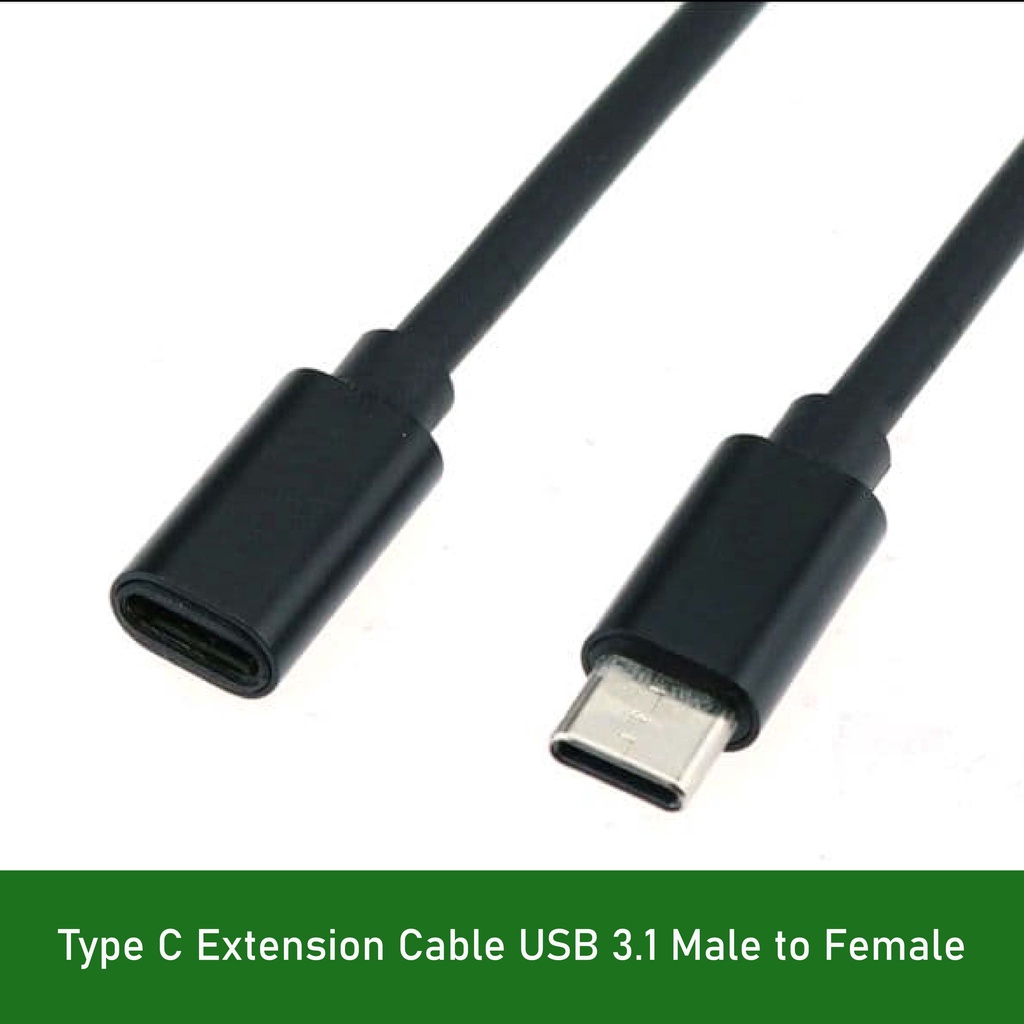 USBC Type C Extension Cable USB 3.1 Male to Female Extending Wire