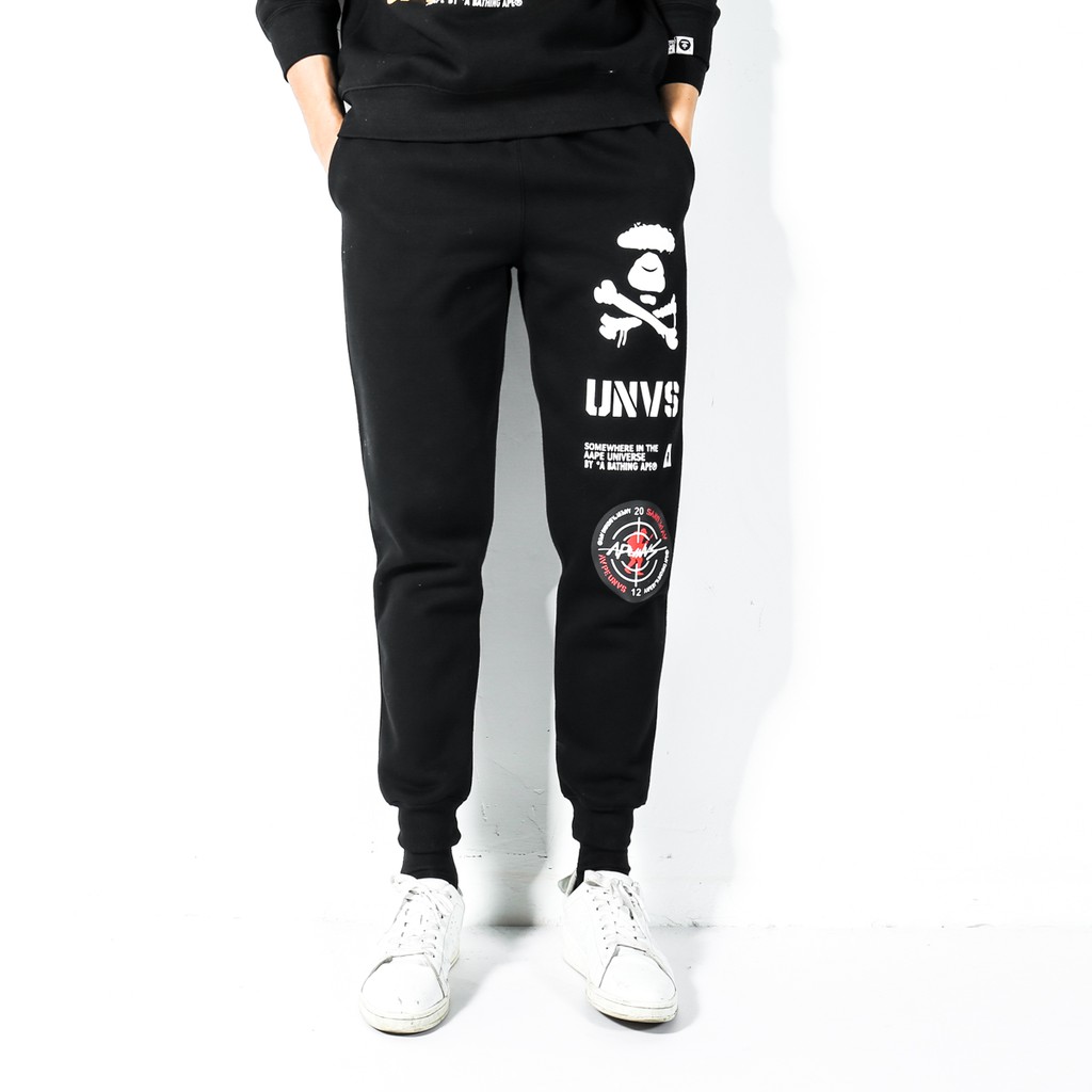 a bathing ape joggers