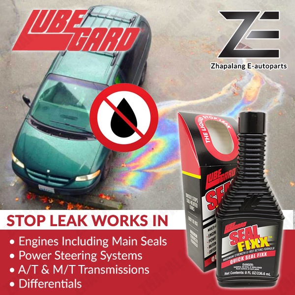 LUBEGARD SEAL FIXX Oil Stop Leak 236ml 4 IN 1 Engine Gear Box Power