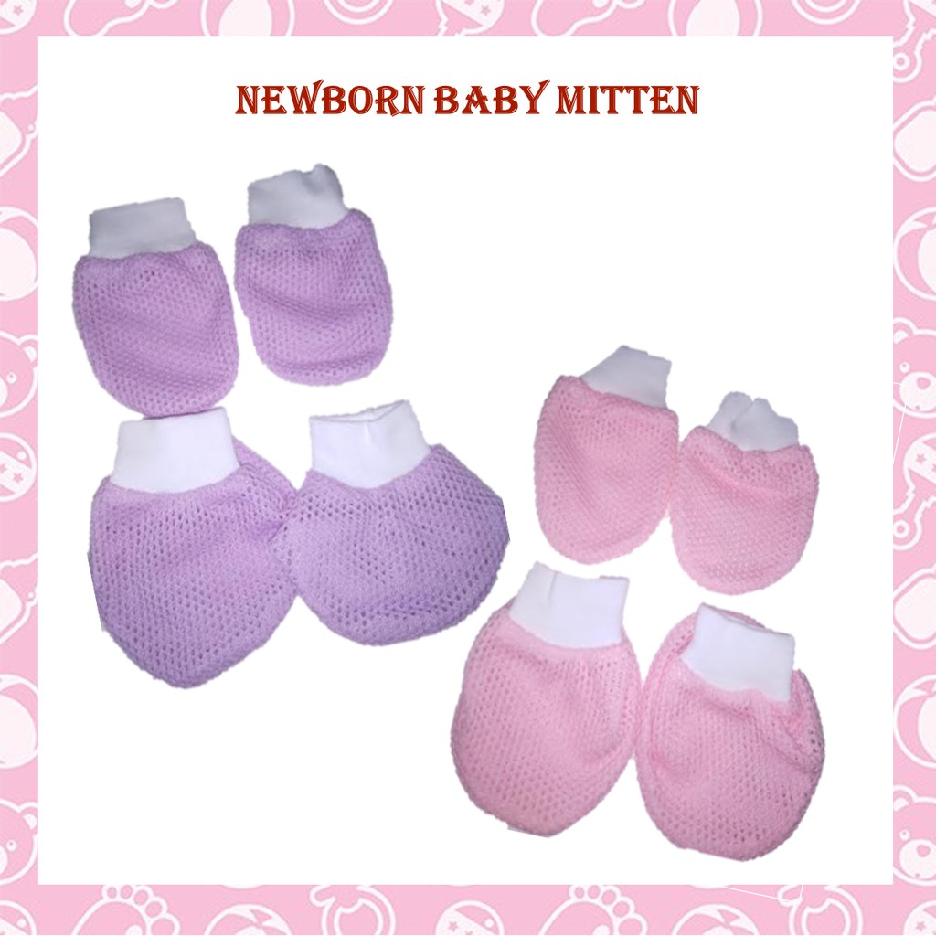 pink newborn booties