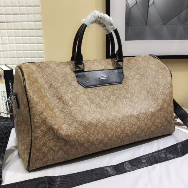 coach leather travel bag
