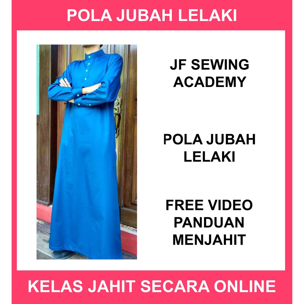 Pola jubah lelaki