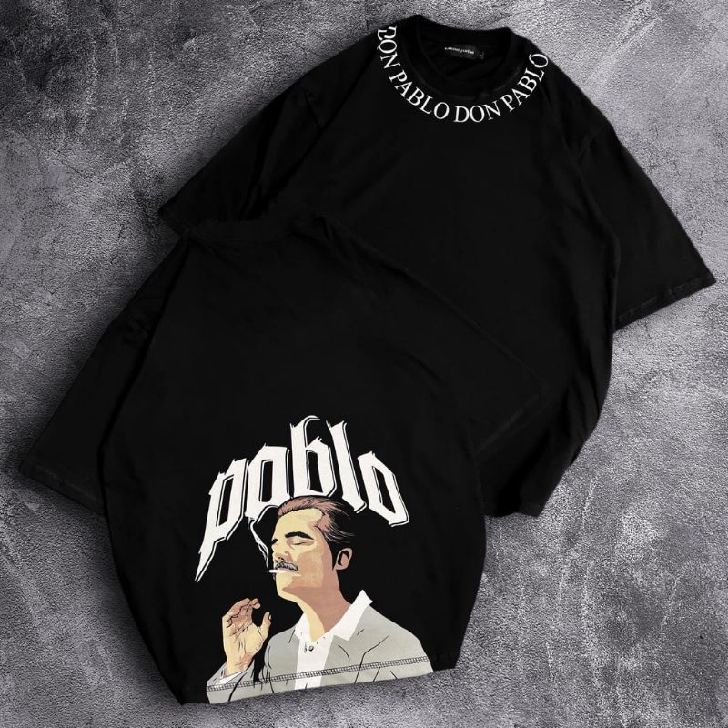 Oversize Pablo Escobar T Shirt Shopee Malaysia