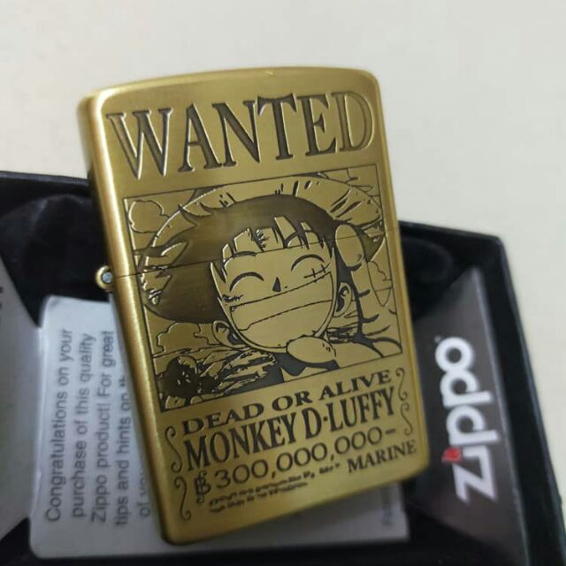 Zippo One Piece Luffy Lighter Shopee Malaysia