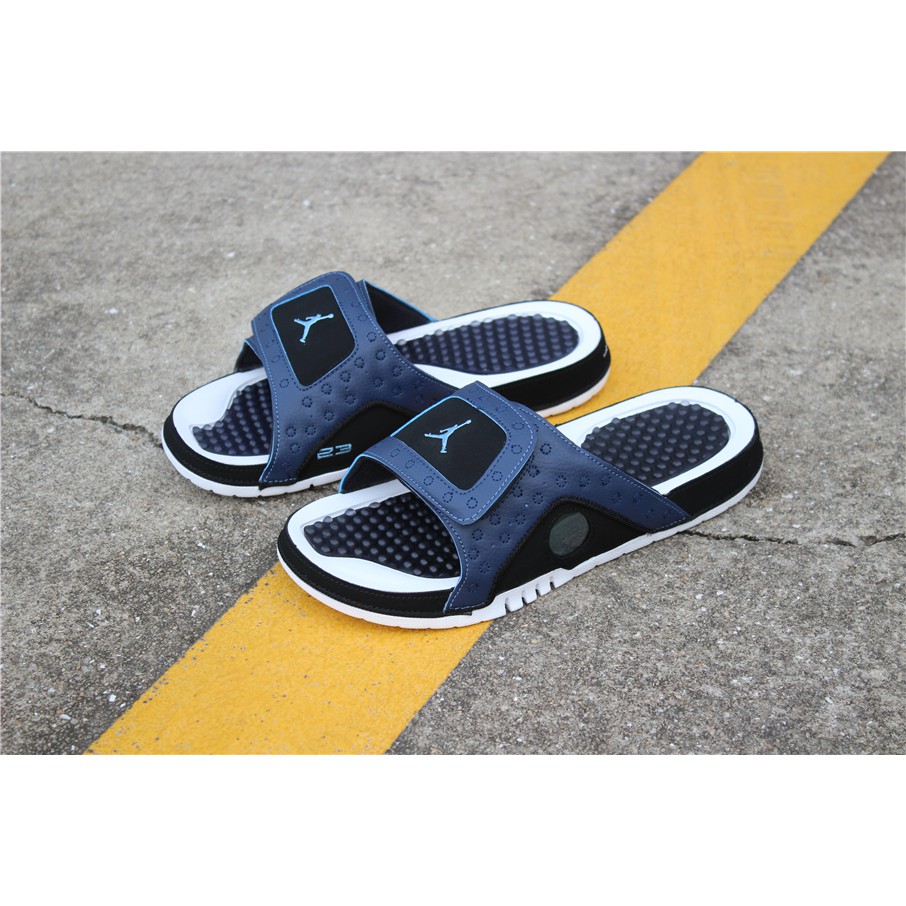 Air Jordan Hydro 13 Slide Flint Navy-Black-White for Sale | Shopee Malaysia