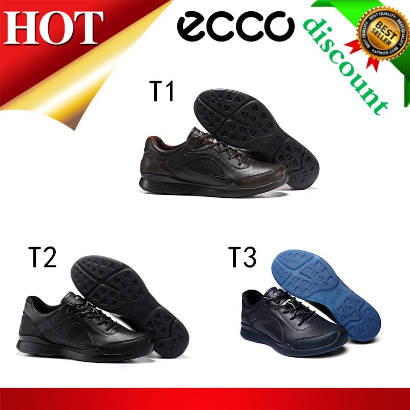 mens ecco leather sneakers
