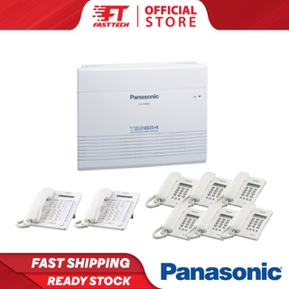 PANASONIC Advanced Hybrid System KX-TES824 With KX-AT7730 & KX-T7703 ...