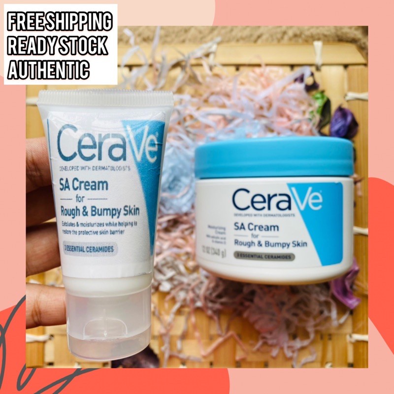 cerave moisturizer (READY STOCK) CeraVe SA Cream 30ml (Repack) Shopee