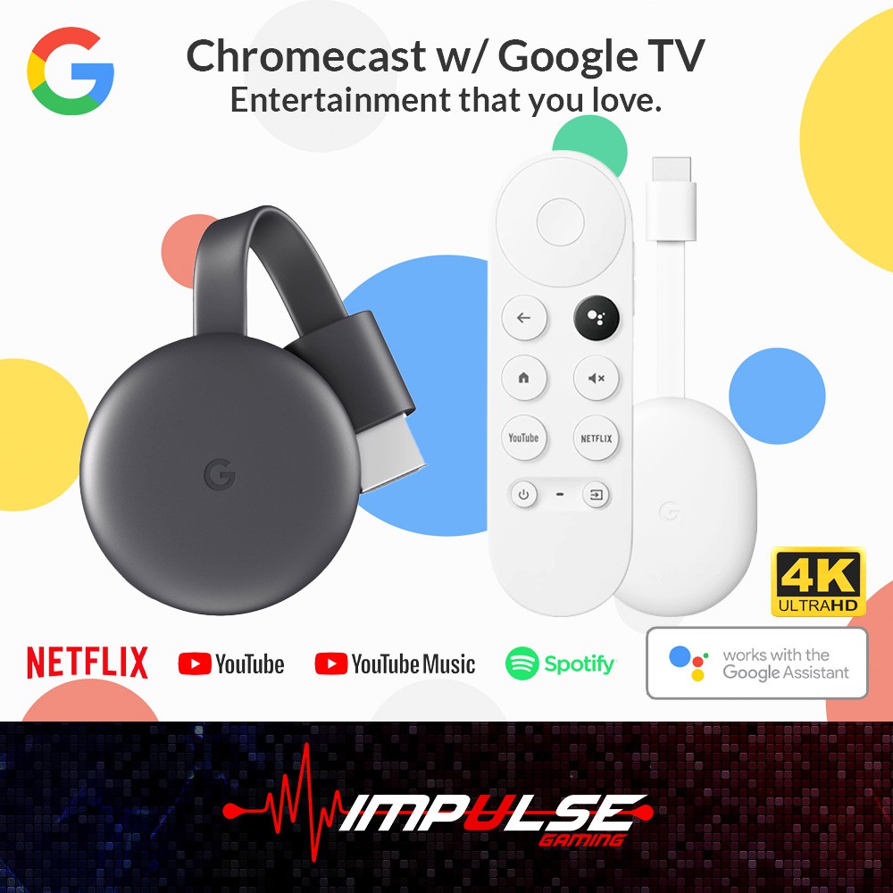Google Chromecast 4K with Google TV/Chromecast V3 Shopee Malaysia