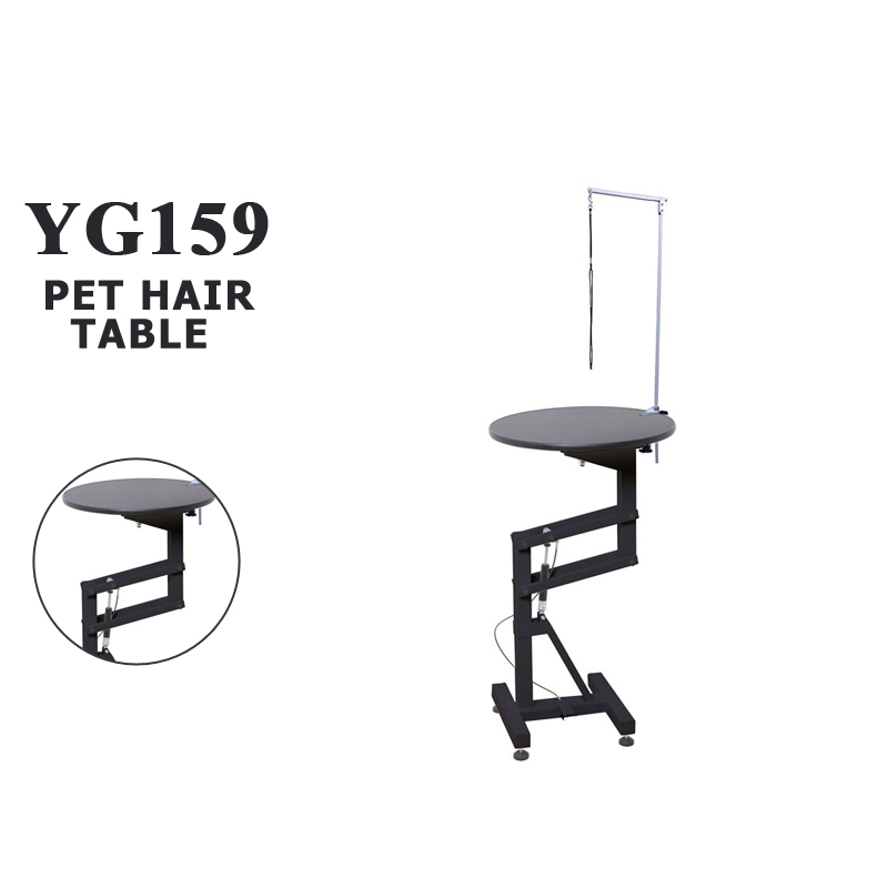 Pet Grooming Table Opening End, Small Round Grooming Table