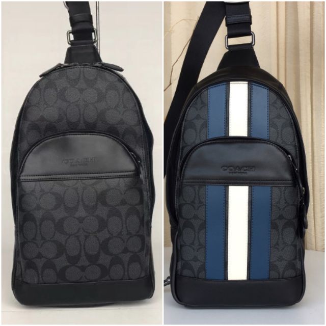 2 Colour Coach 67249 F39942 Mens Charles Backpack Bag signature Varsity